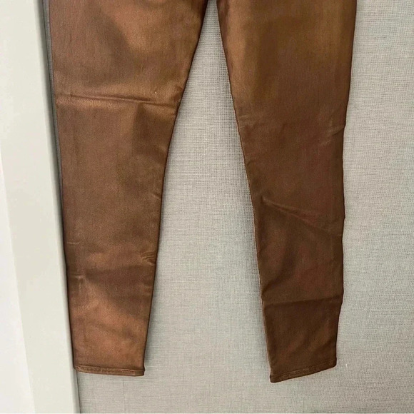 7 For All Mankind Coated Skinny Jeans- Size 24; Like New (Never Worn) - Picture 9 of 12